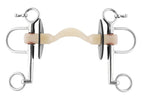 Nathe Pelham soft Mullen Mouth port and short cheeks - 20mm Pelham - Maddelin Equestrian Nathe