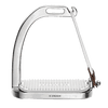 Sprenger Peacock Stirrups with rubber ring - Stainless steel; size 110 mm Black rubber pad Beugels - Maddelin Equestrian