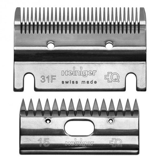 Heiniger Set Knives 31F/15 teeth (1-2mm)