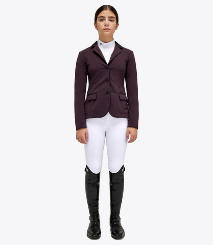 Cavalleria Toscana Girls GP Young Rider Jacket Dark Purple (3A00)