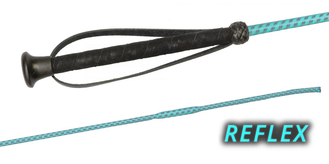 Fleck REFLEX, Woven neon Nylon cover, UltraSoft grip, plastic cap, wrist loop