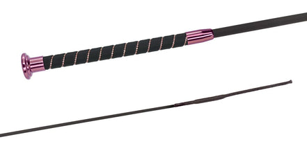 Fleck SilkTouch Crystal Pink Dressage Whip