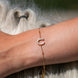 Equestrian Jewelry armband Fiera Strass: fijn kettinkje met een hoefijzerhanger bezet met strass-steentjes