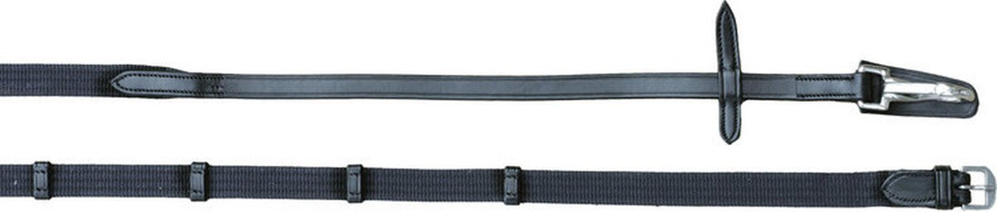 Euroriding Web Reins Pessoa With Snap Hook; Natural Line