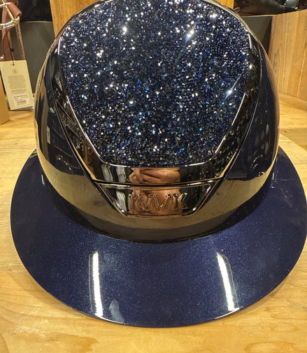 Kask Star Lady Pure Shine Navy Crystals Midnight Mixture Abisso Chrome Black