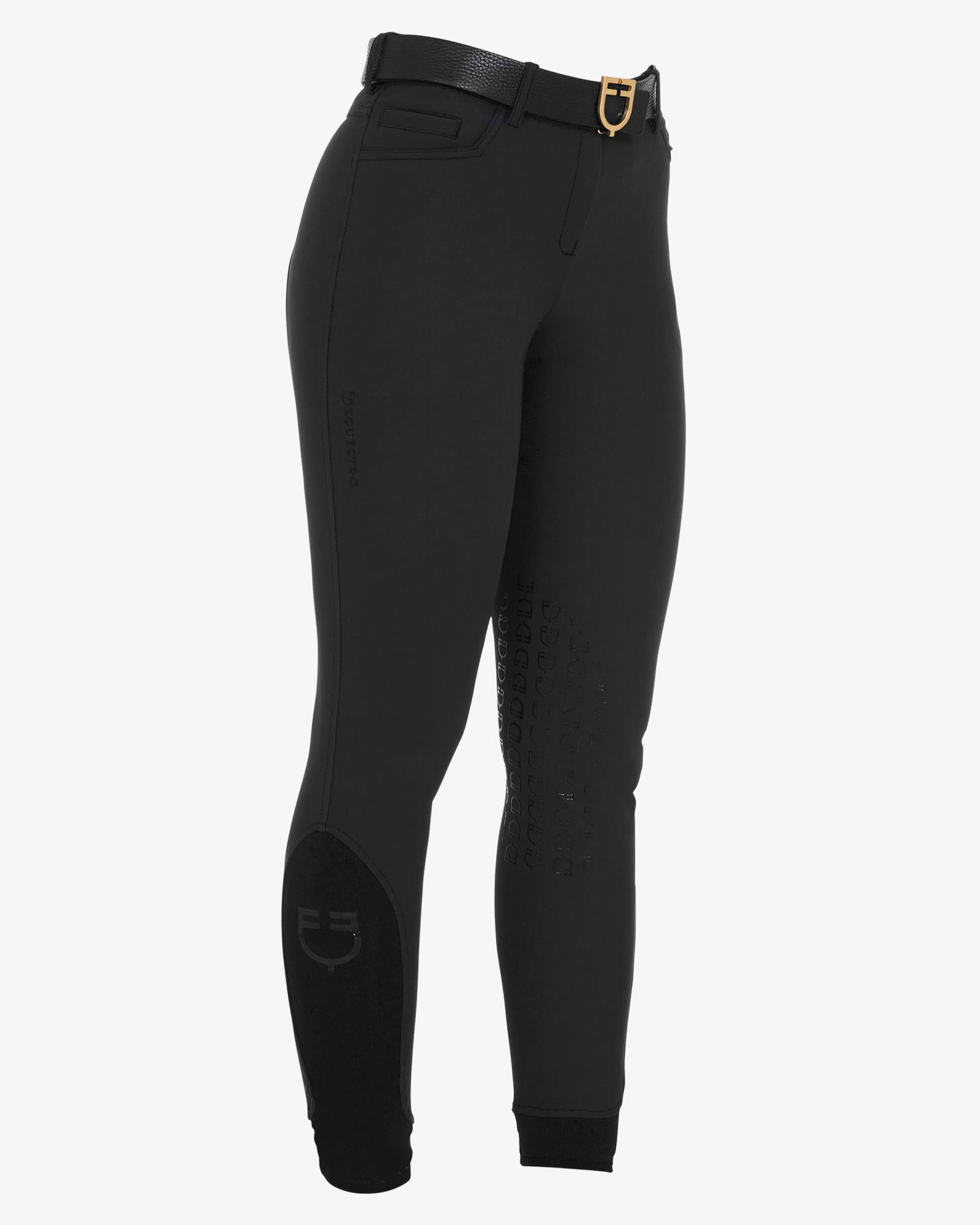 Pantalon d'équitation d'été pour femme Equestro, genouillères Zenda