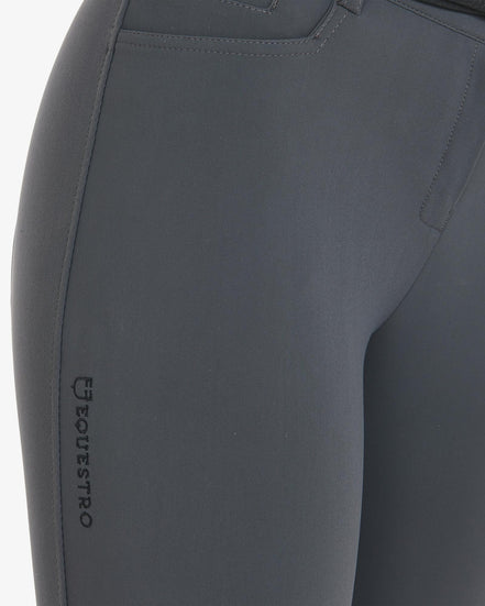 Pantalon d'équitation d'été pour femme Equestro, genouillères Zenda