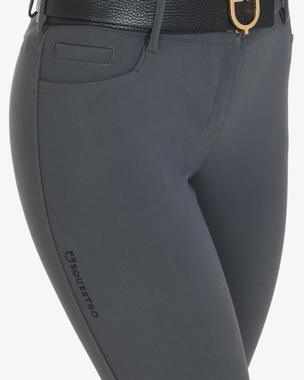 Pantalon d'équitation d'été pour femme Equestro, genouillères Zenda