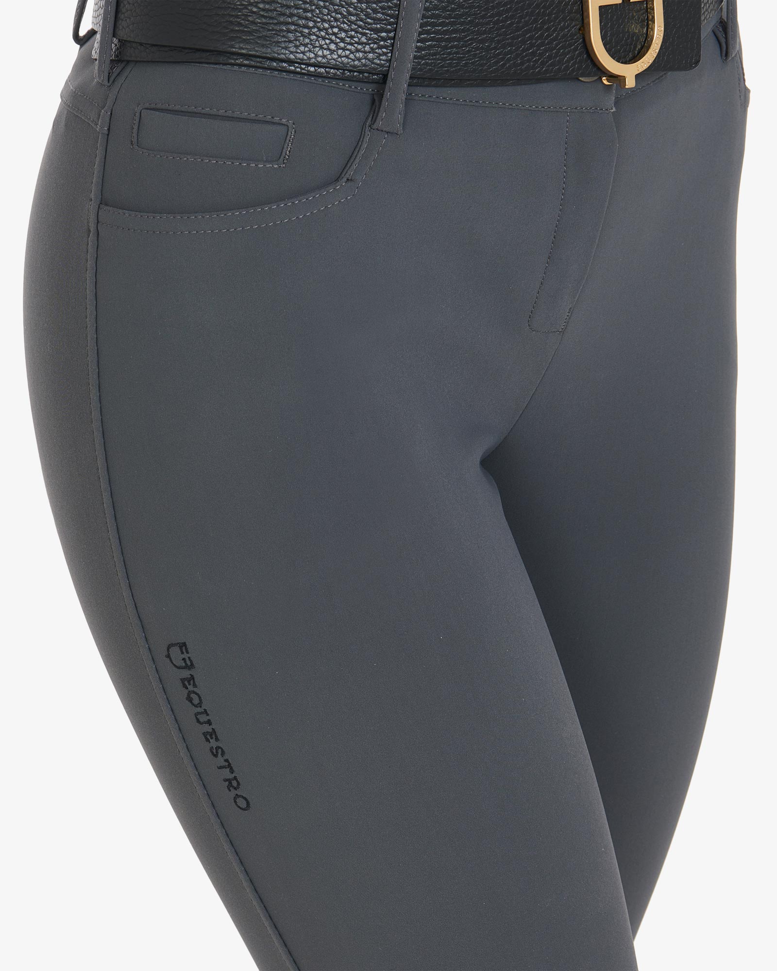 Pantalon d'équitation d'été pour femme Equestro, genouillères Zenda