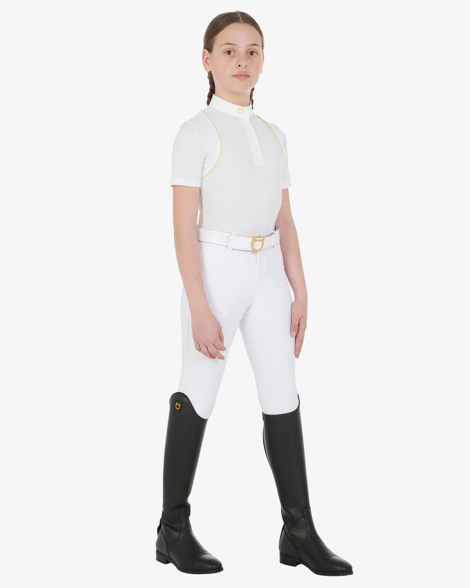Equestro Kids Unisex Knee Grip Riding Breeches