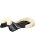 Acavallo Gel NS-S Classic-S uitgesneden plat Zwart Schapenleer Naturel L