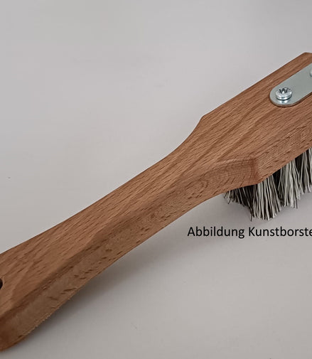 Euroriding Houten Hoevenkrabber Union - Natuurlijke mixvezel borstel
