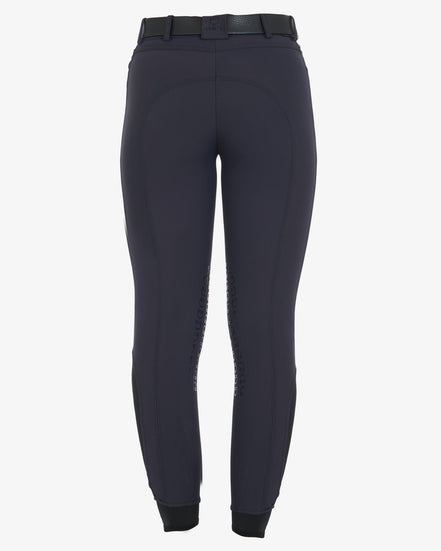 Pantalon d'équitation d'été pour femme Equestro, genouillères Zenda