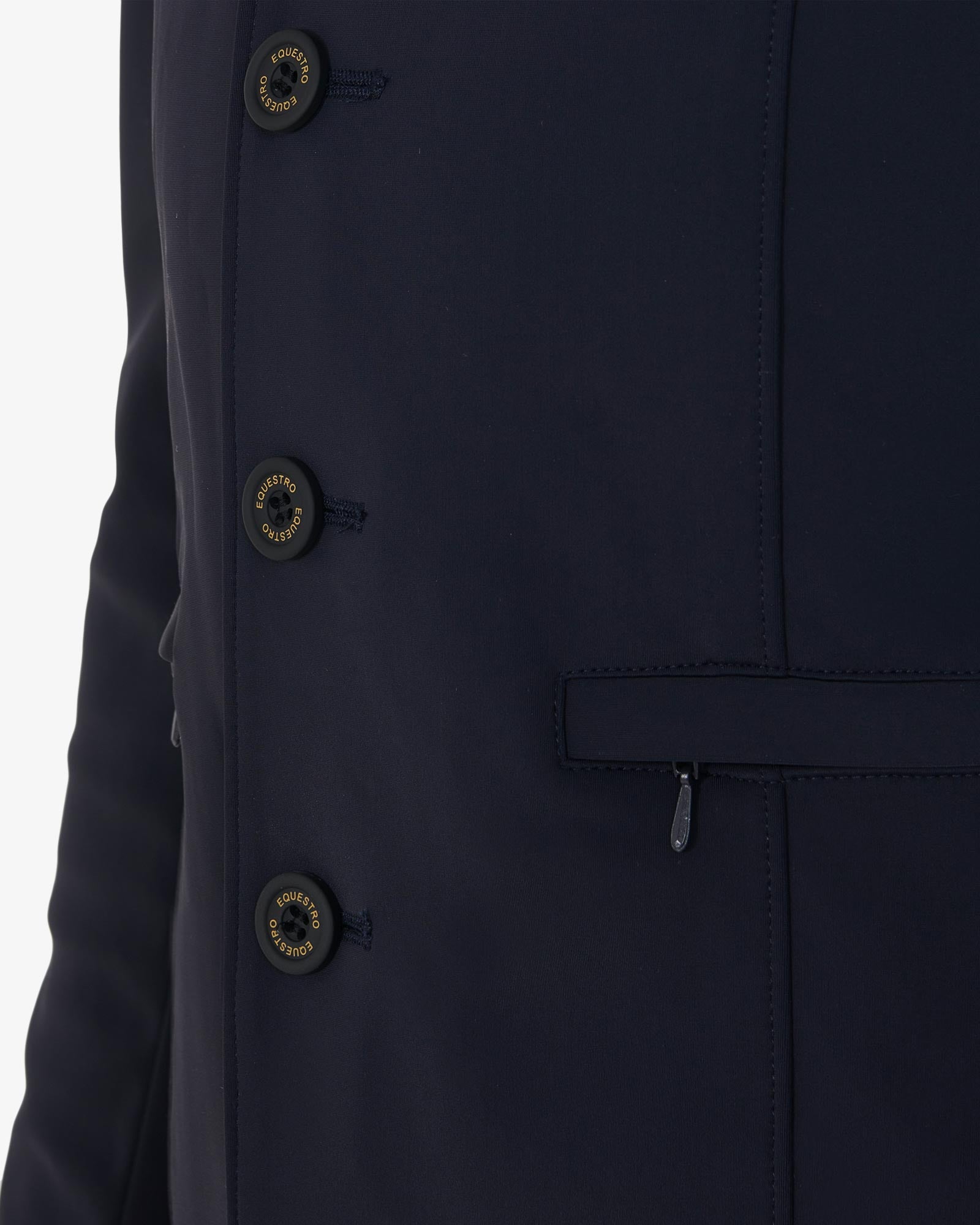 Veste de compétition Equestro pour homme avec logo brodé contrastant