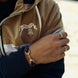 Equestrian Jewelry leren armband Fano met bit in zilver of goud, in verschillende leerkleuren