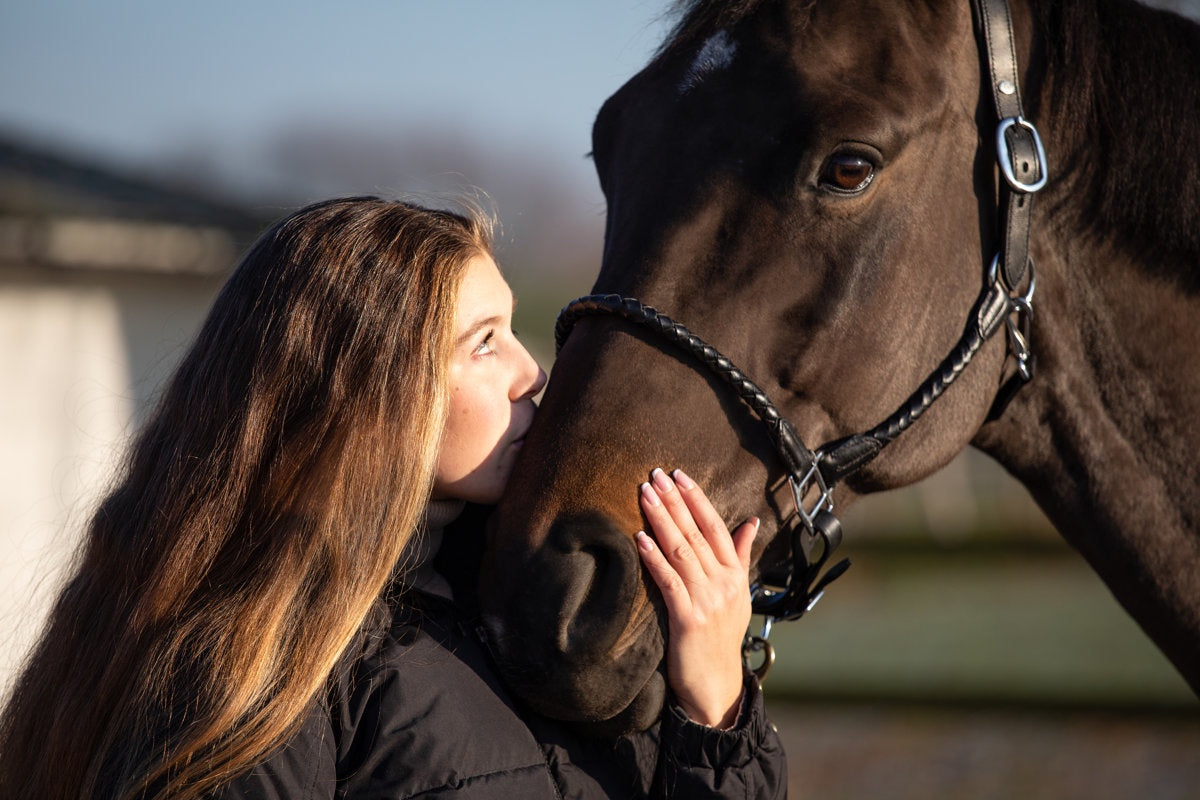 HFI Gevlochten Lederen Halster