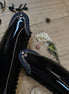 DeNiro Botticelli Patent; Rodine Swa Fabric Blue; GGS78 Swa Silk