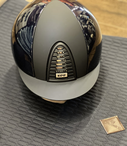 Kep Italia Cromo 2.0 Polish-Metal Blue /Textile Blue Frame; Grill; Button & Klep /Cromo Sub-Grill L (59-62)