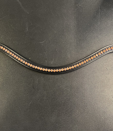 LJ Leathers Frondeel Rosegold Black Full