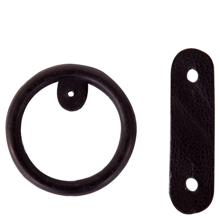 BR Rubberen ring met leertje voor veiligheidsbeugel