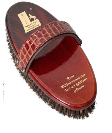 Leistner Crocodile Brush Leather Handles