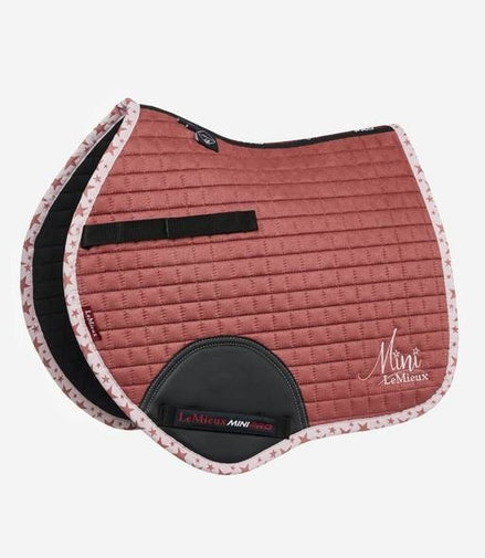 LeMieux Mini Saddle Pad Suede Jump Square Orchid