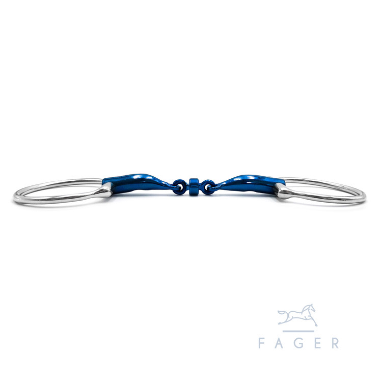 Fager Titanium Roller Eggbutts bit - BIANCA