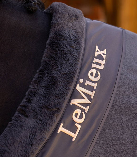 LeMieux Luxe Fleece Paardendeken Graphite
