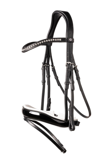 Trust Rotterdam Large Patent Crank Noseband Headstall