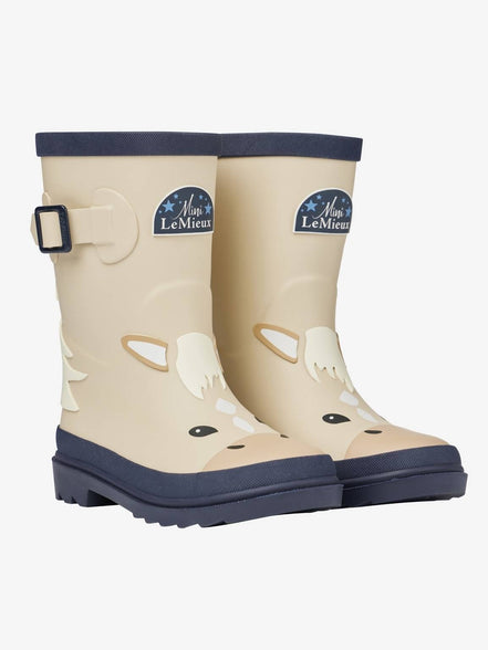 LeMieux Puddle Pals Kids Regenlaarzen Welly Palomino