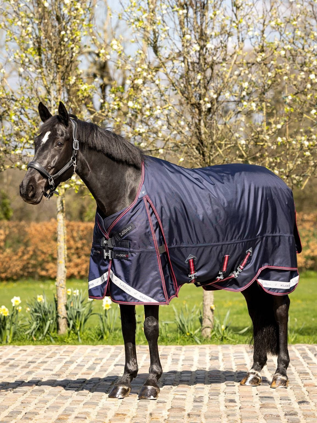 LeMieux Kudos Thermo Layer Turnout Paardendeken Navy