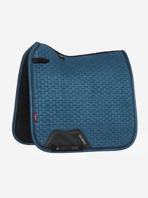 LeMieux Suede Saddle Pad Atlantic - Dressage