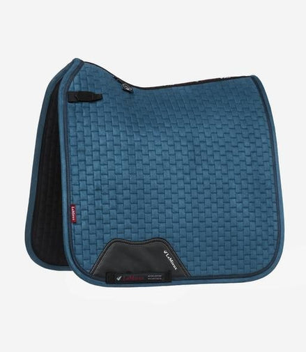 LeMieux Suede Saddle Pad Atlantic - Dressage