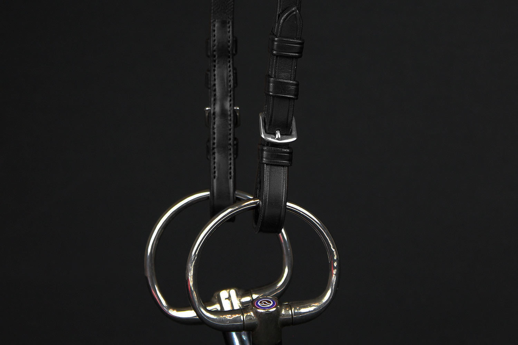 PS of Sweden Cheek Pieces with selectable cradle; flat; regular buckles