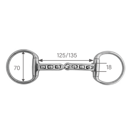 Metalab CA Eggbut Trens Rolls Single Jointed