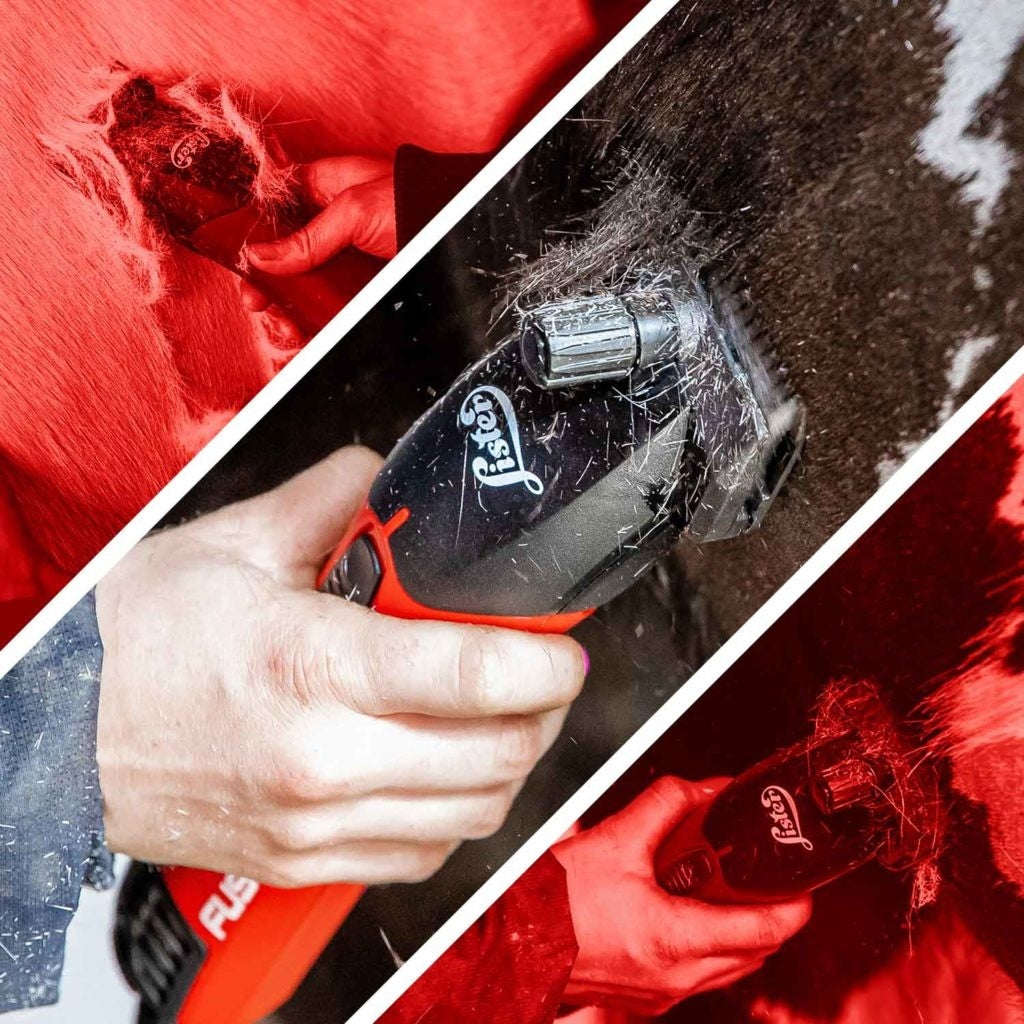 Lister Fusion Clipper in Case – Red