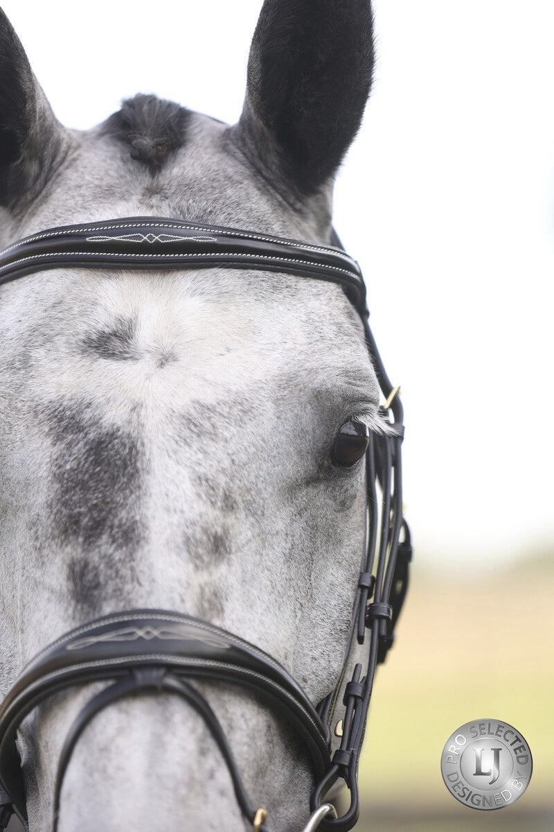 LJ Leathers London Anatomic Combination Noseband