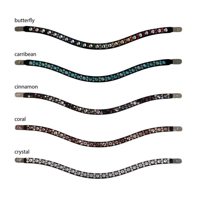 Magic Tack Bling For Browband Magic Tack Long Curved; Mixed