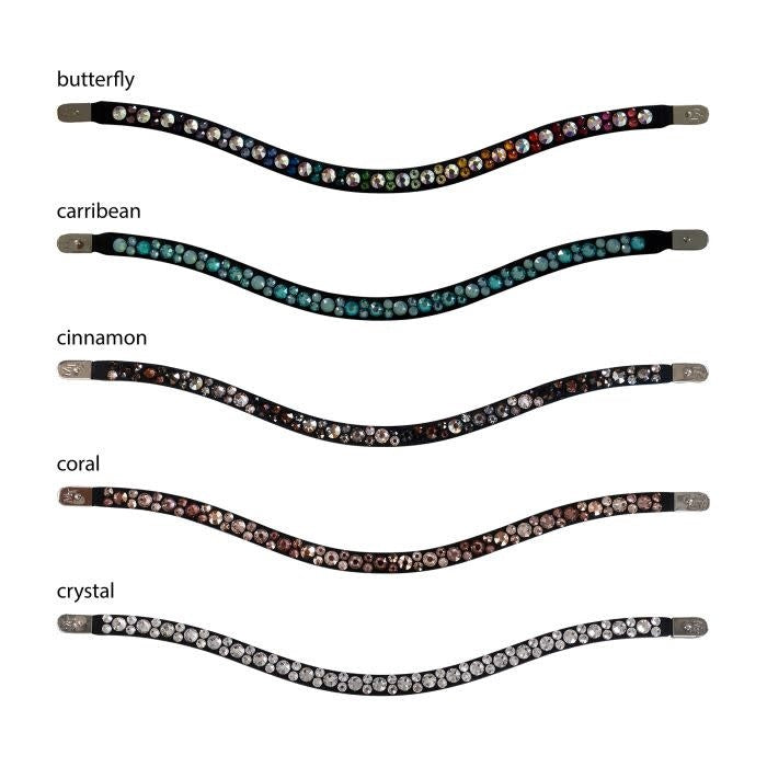 Magic Tack Bling For Browband Magic Tack Long Curved; Mixed