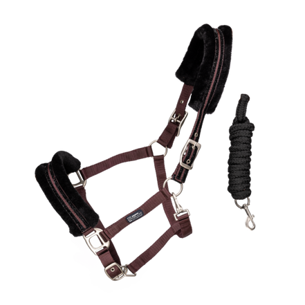 Kingsland Blanca Halter with Faux Fur 