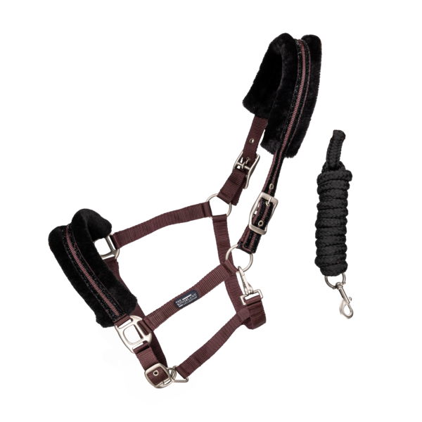 Kingsland Blanca Halter with Faux Fur 