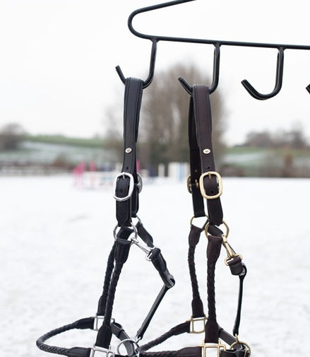 HFI Geflochtenes Lederhalfter