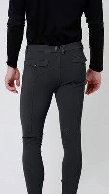Pantalon d'équitation pour homme Samshield Edouard Matt à adhérence intégrale