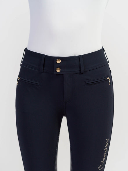 Samshield Damen Reithose Clara Full Grip Champagner