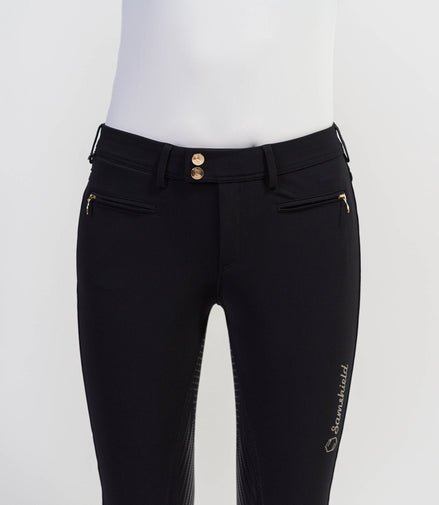 Samshield Damen Reithose Diane Boreal Full Grip Champagner