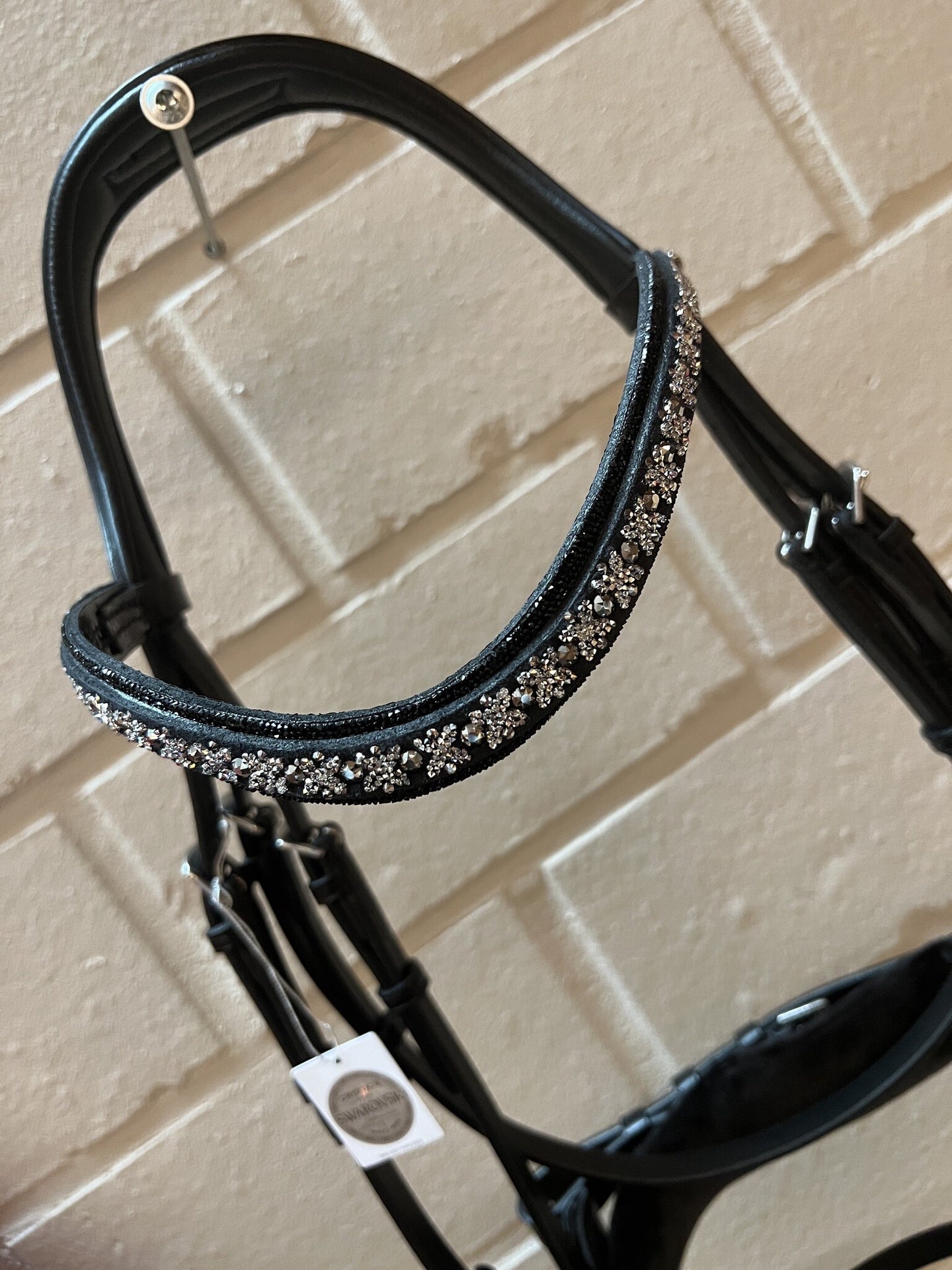 JUDI Trens Hoofdstel Traverso Rocks Black Chrome Patent Full