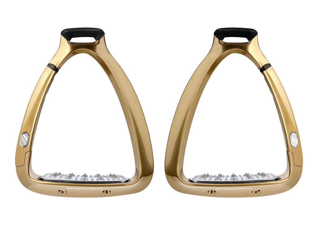 Samshield Shield Rup Sicherheitssteigbügel, gebürstet, Champagner