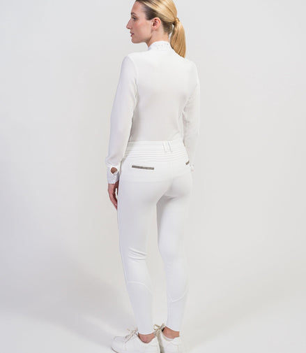 Samshield Julia Crystal Leaf Long Sleeve Women Shirt Texturized