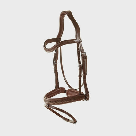 Dy'on Plaited Flash Noseband Hoofdstel with Pull back
