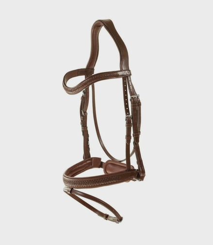 Dy'on Plaited Flash Noseband Hoofdstel with Pull back